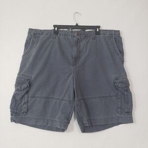 Society of one mens summer, fishing, dusty blue cargo shorts